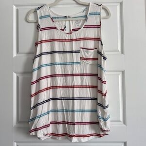 Market & Spruce Multicolor Striped Tank Top